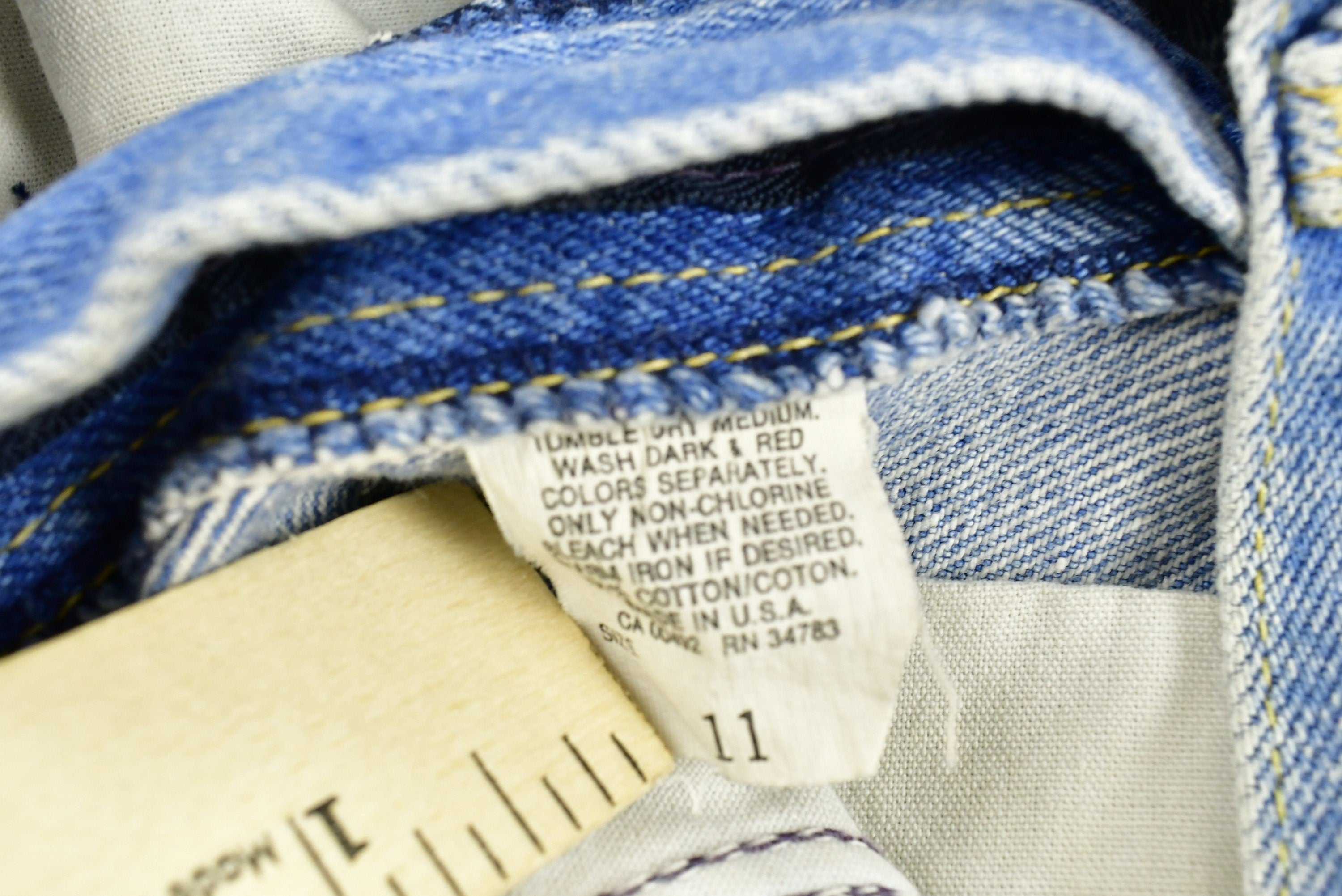 Vintage 1990s Lee Women's Jean Skirt Size 11