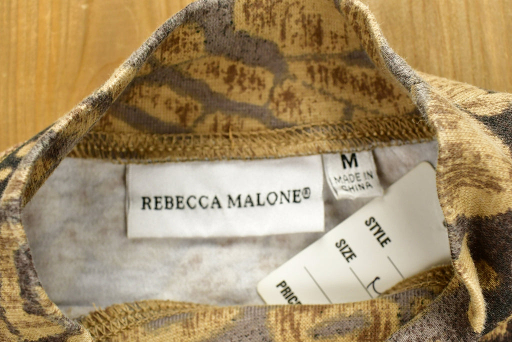 Vintage 1990's Rebecca Malone All Over Print Shirt