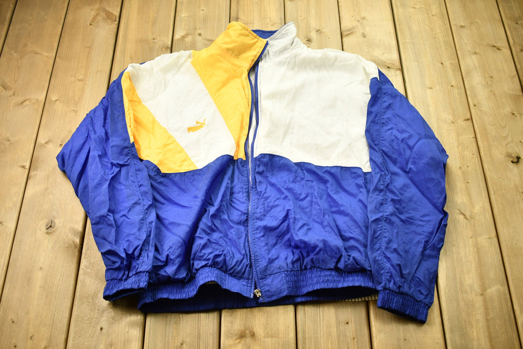 Vintage 1990s Puma Full Zip Windbreaker Jacket