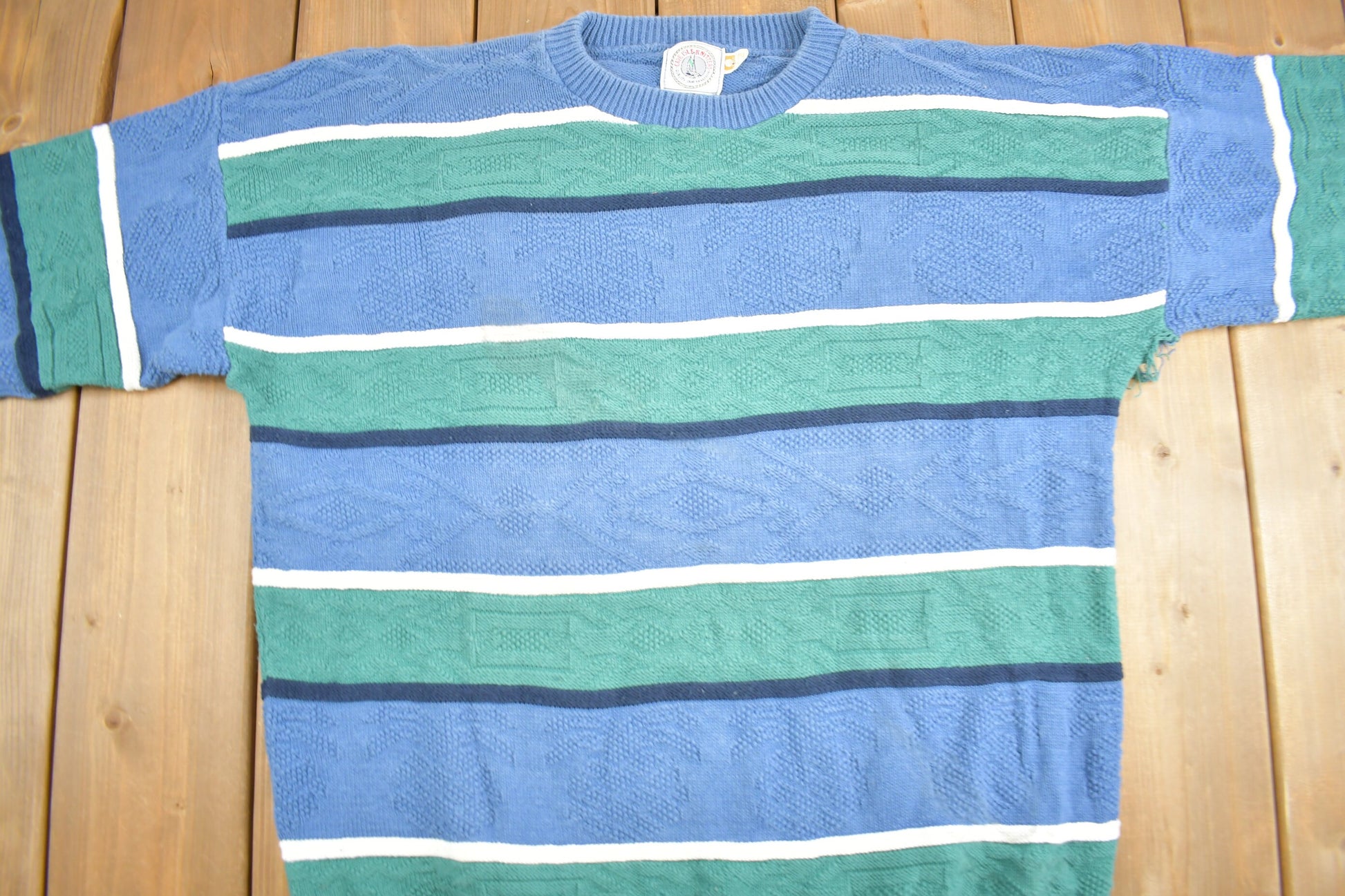 Vintage 1990s Cape Isle Knitters Crewneck Sweater