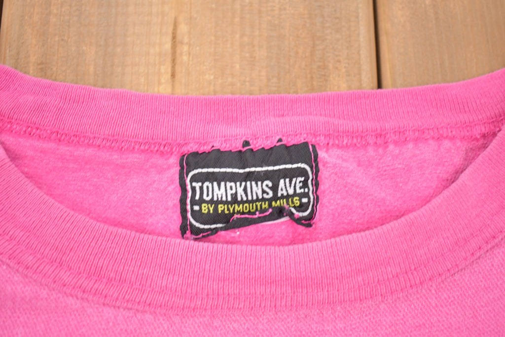 Vintage 1990s Mosaic Collection Tomkins Ave Crewneck Sweatshirt / 90s Crewneck / Souvenir / Athleisure / Streetwear / Travel And Tourism