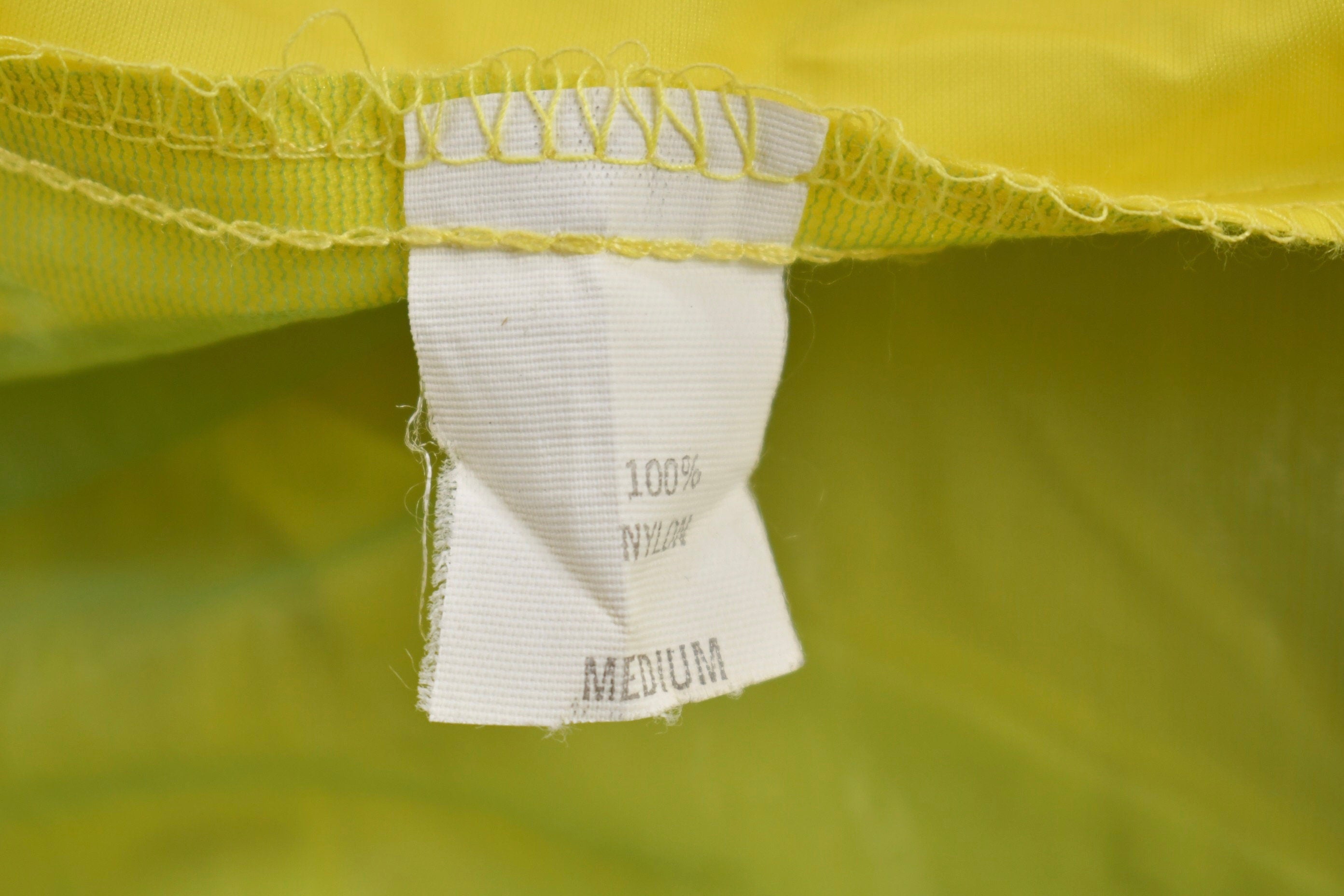 Vintage 1990s Cannondale Yellow Windbreaker Jacket Size Medium