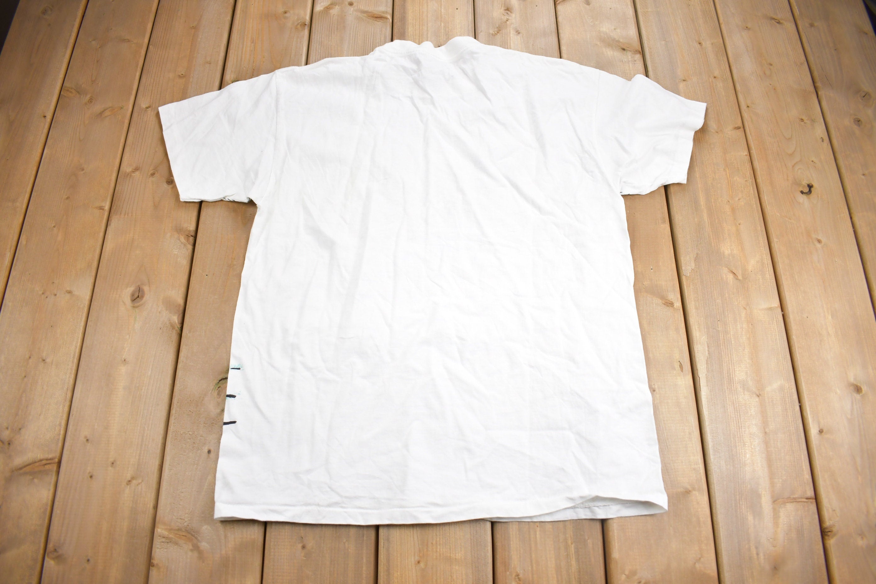 Vintage 1990s All Over Print Duck Theme T Shirt