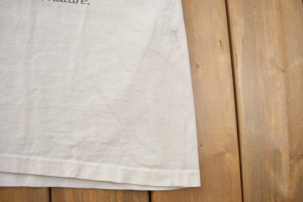 Vintage 1990s Goat Bike Find Your Wild Side in Nature Graphic T-Shirt