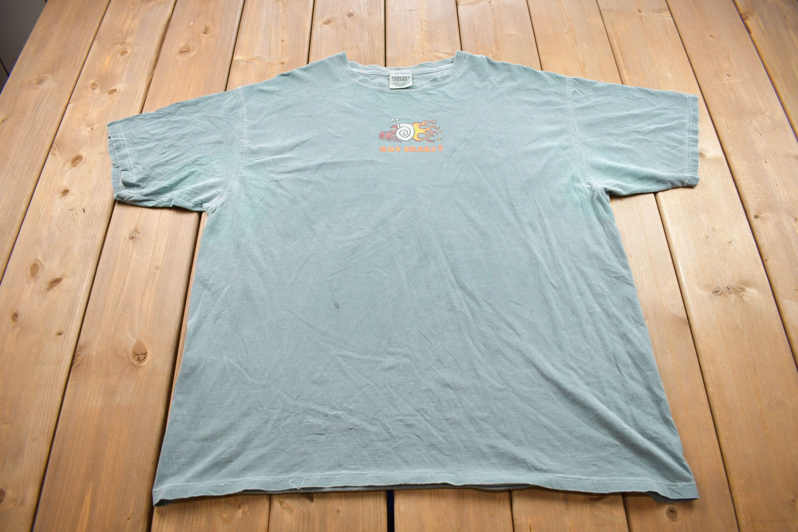 Vintage 1990s Got Crabs? Graphic T Shirt