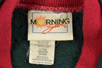 Vintage 1990s Morning Sun Floral Cats Crewneck