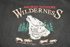 Vintage 1990s American Wolf Souvenir Crewneck Sweatshirt Men's XL