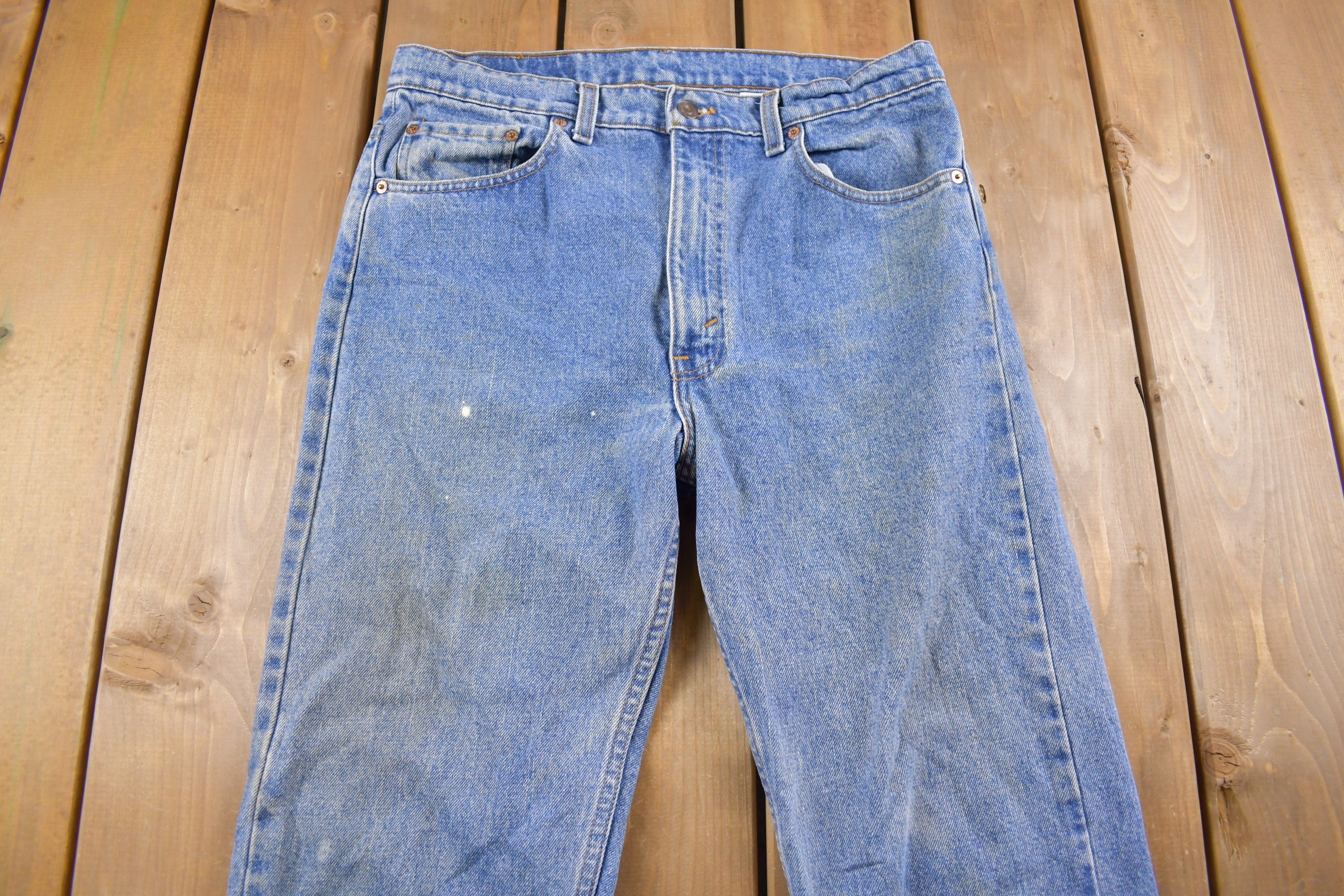 Vintage 1990s Levi's 505 Red Tab Jeans Size 32 x 31