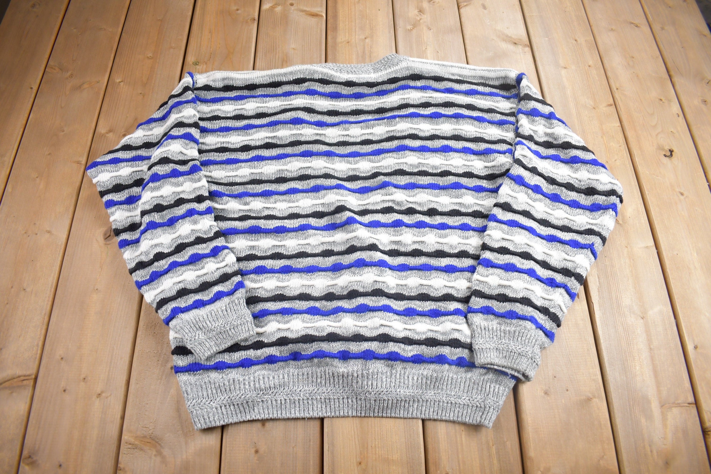 Vintage 1990s Etchings Knit Cardigan Sweater