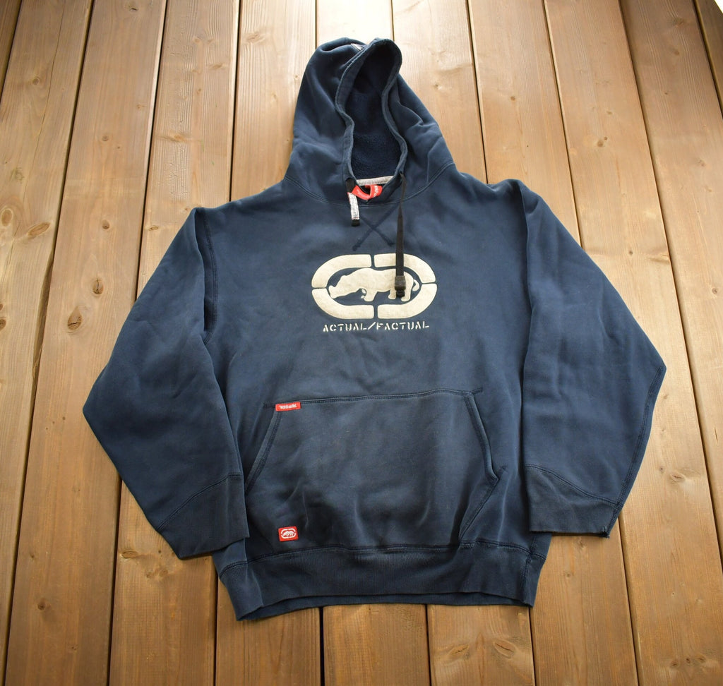 Vintage Y2K Ecko Untld Actual Factual Embroidered Hoodie