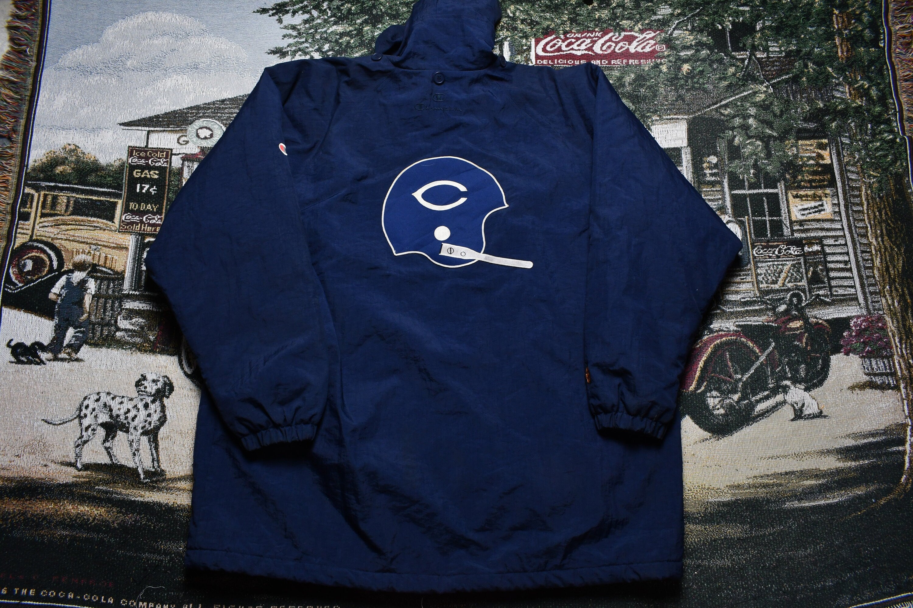 Vintage 1990s Chicago Bears Champion Full Zip Jacket