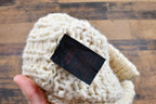 Vintage 1980s Indian Weavings Cable Knit Button Up Sweater