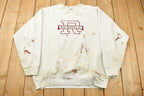 Vintage 1990s Thrashed Richfield University Collegiate Crewneck