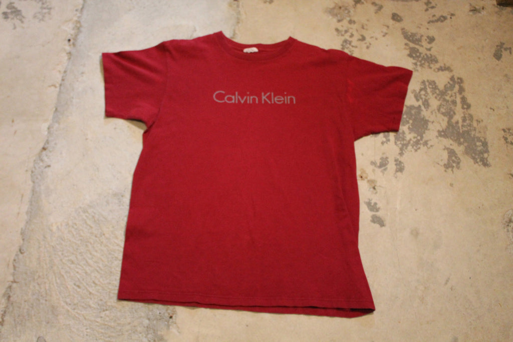 Vintage 1990s Calvin Klein Spell Out T Shirt