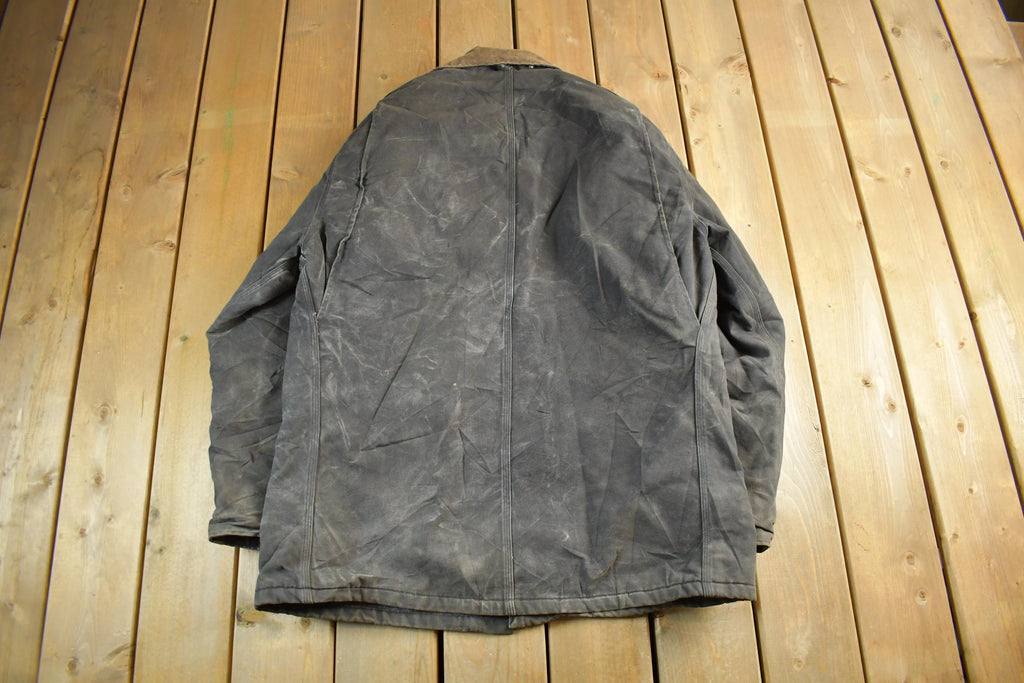 Vintage 1990s Carhartt Blanket Lined Jacket Mens 48 Tall
