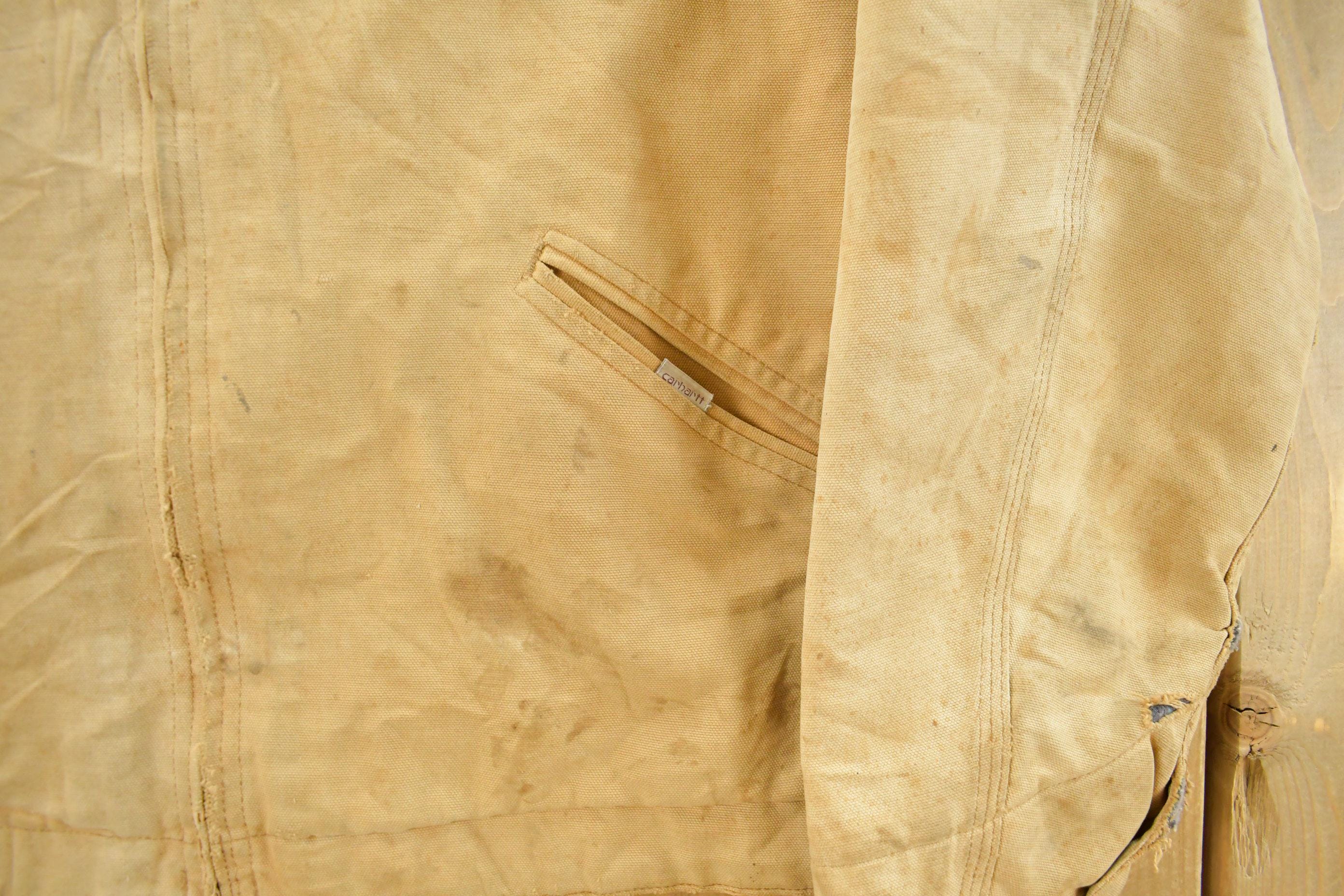 Vintage 1990s Carhartt Blanket Lined Detroit Jacket Men's Large