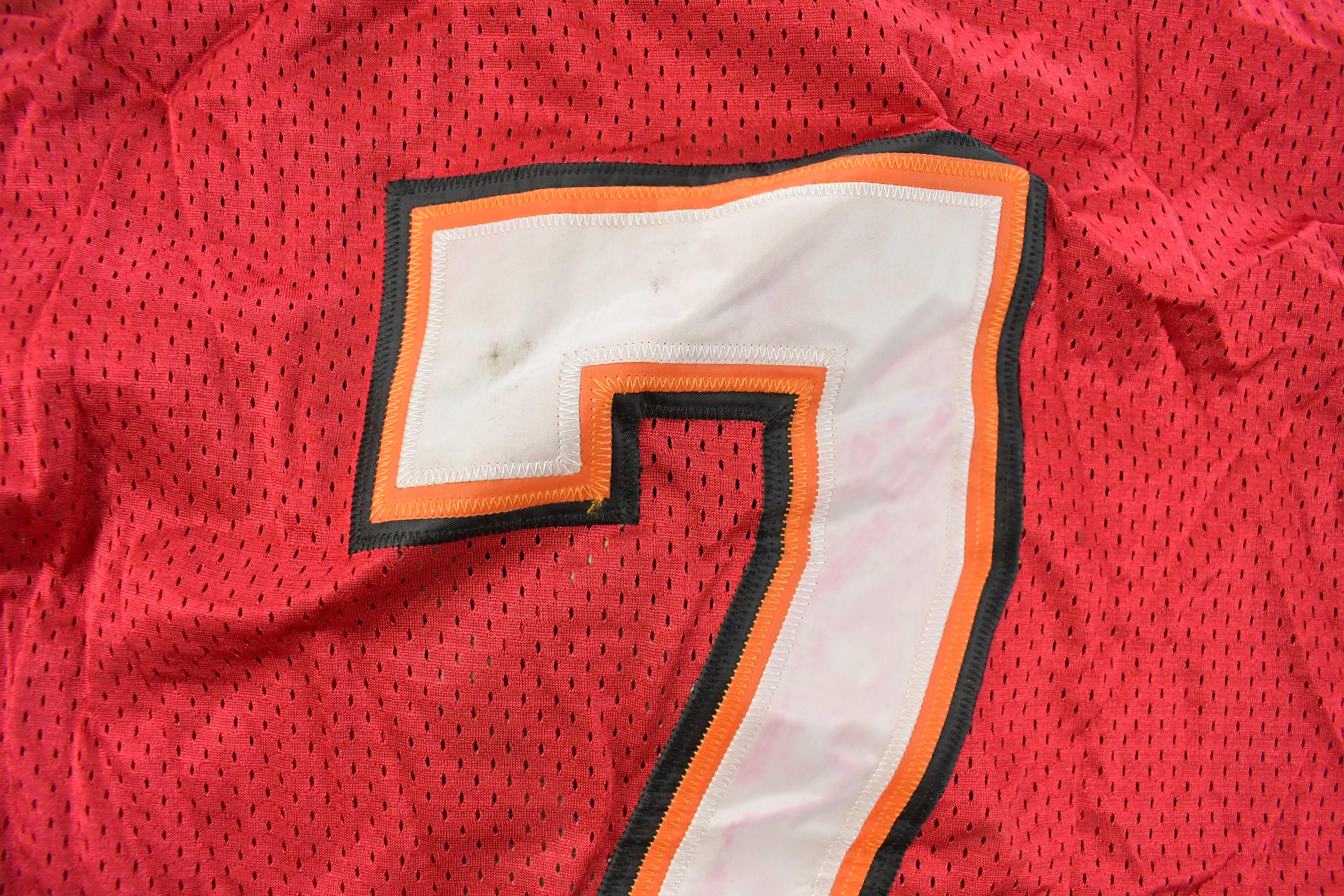 Vintage 2000s Tampa Bay Buccaneers Jeff Garcia #7 NFL On Field Stitched Jersey Men's Large