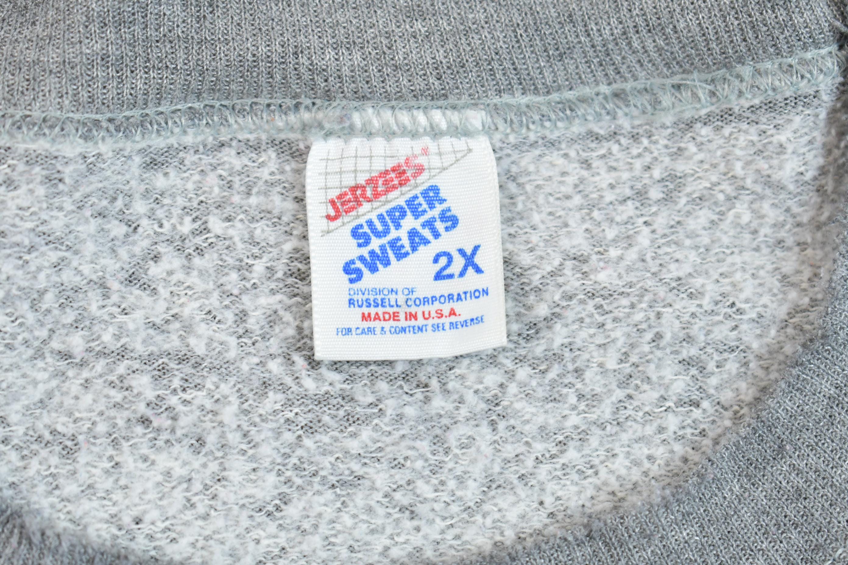 Vintage 1990s Alcoa Marsh Building Supply Crewneck Sweatshirt Made In USA