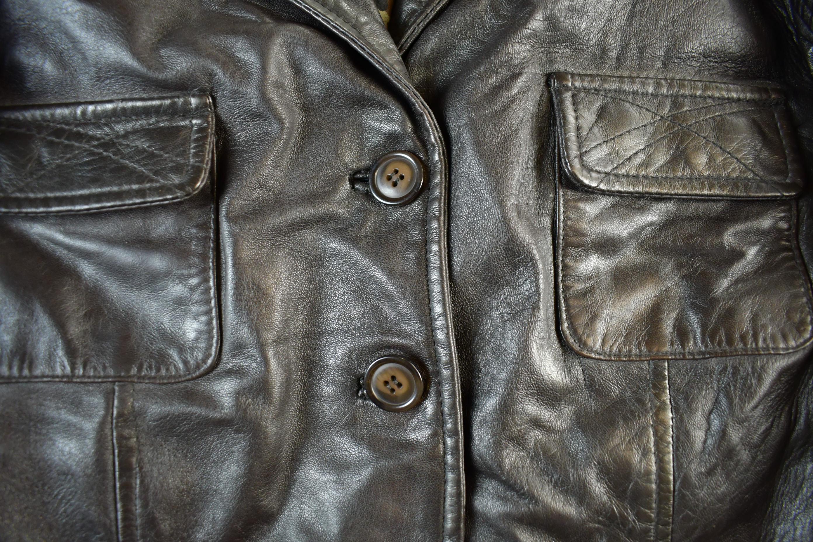 Vintage 1990s Danier Brown Leather Jacket Women's Medium /