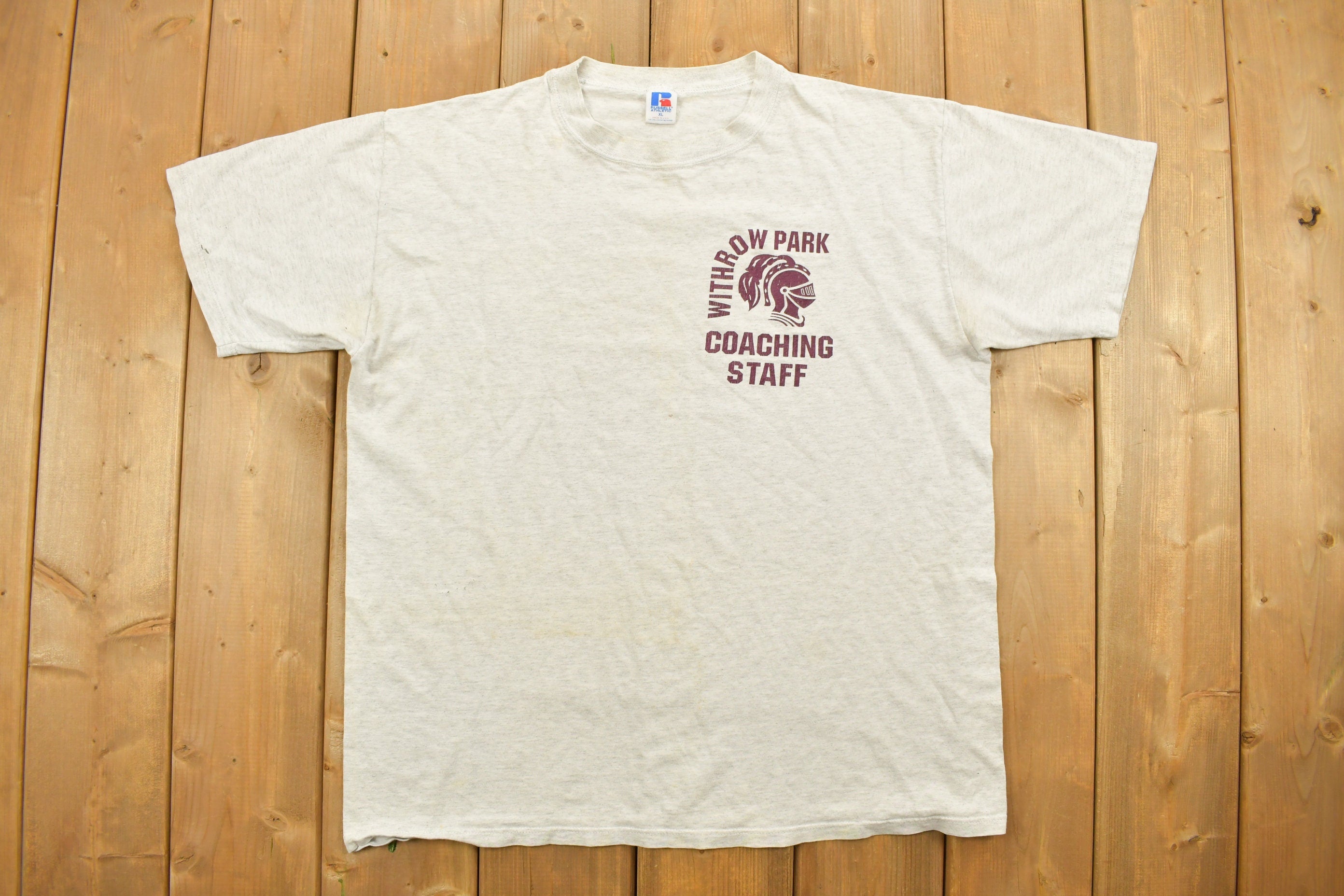 Vintage 1990s Withrow Park Coaching Staff Collegiate T-Shirt