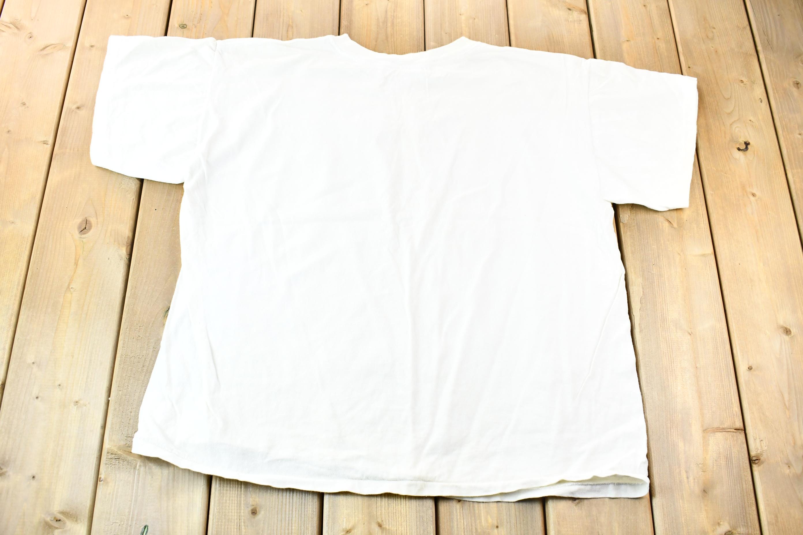 Vintage 1990s Cute Kitten I Don't Do Mornings Single-Stitch Souvenir Travel T-Shirt