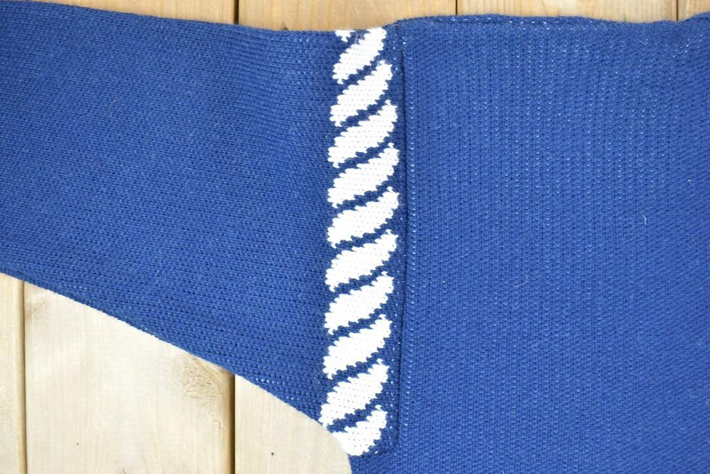 Vintage 1990s Stef Ganderton Captain Hand Knit Crewneck Sweater