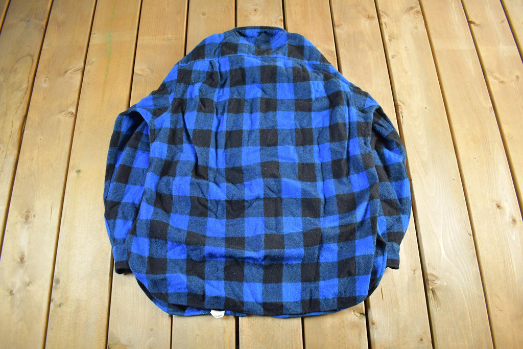 Vintage 1970s Pendleton Wool Flannel Shirt Jacket Men's Large