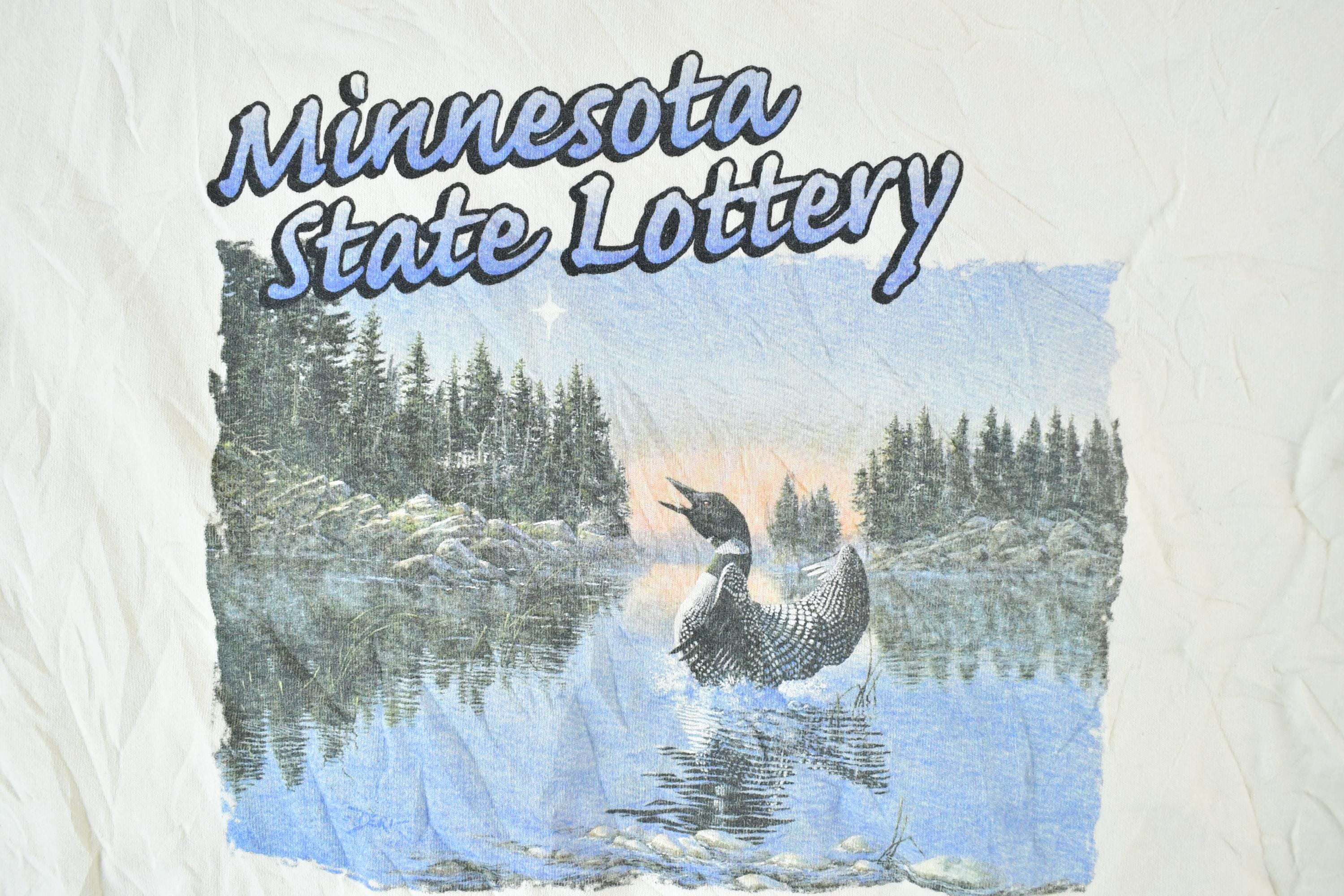Vintage 1990s Minnesota State Lottery Single Stitch T-Shirt