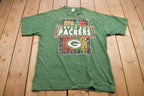 Vintage 1993 Green Bay Packers Logo 7 NFL Graphic T-Shirt