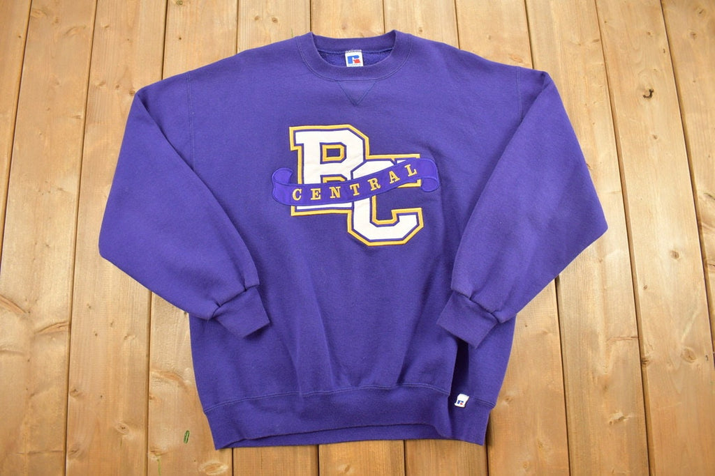 Vintage 1990s BC Central Colligate Athletic Russell Crewneck Sweatshirt