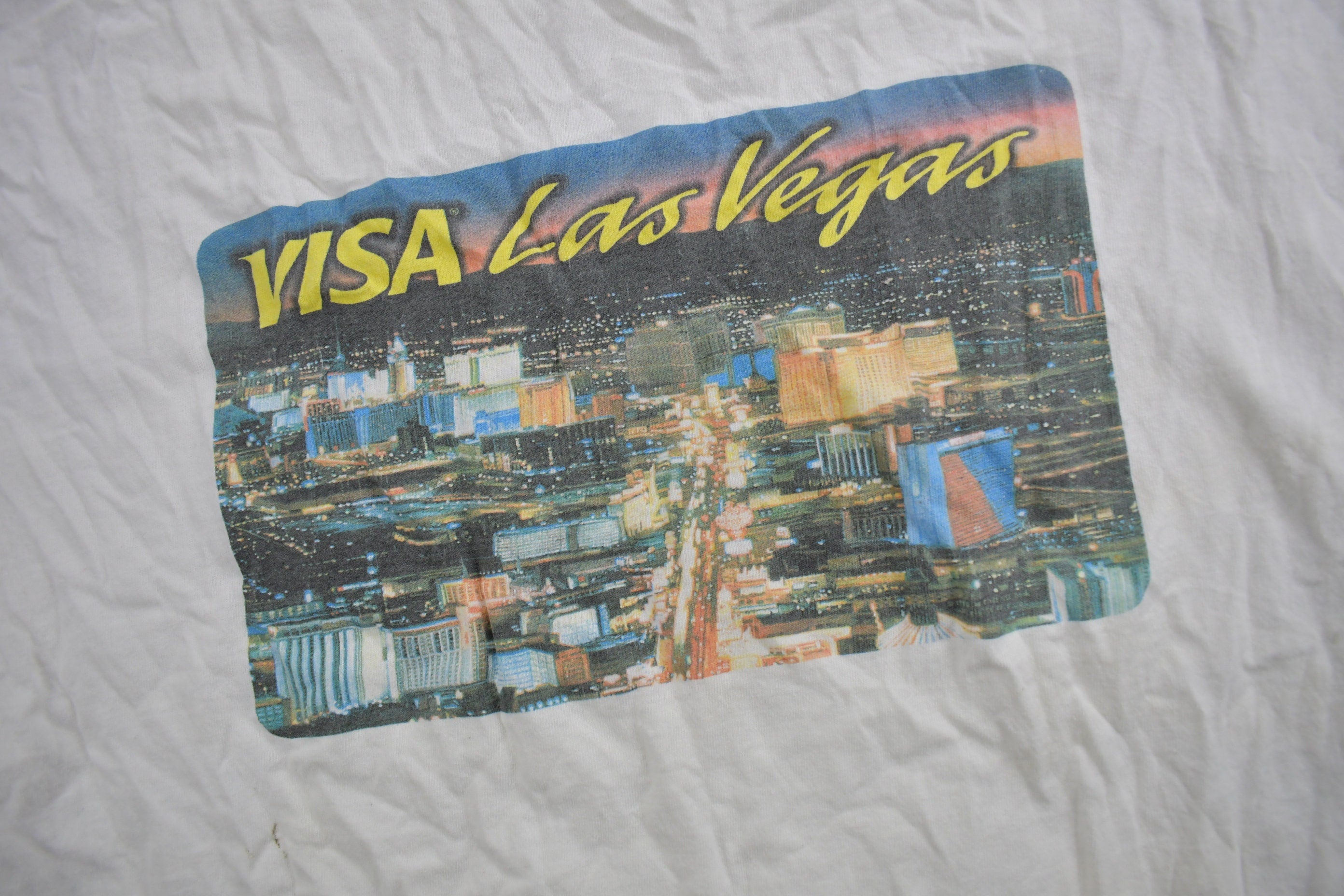 Vintage 1990s VISA Las Vegas Souvenir T Shirt