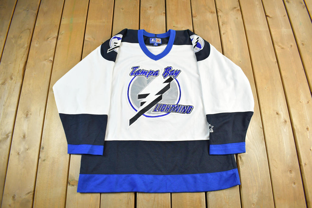 Vintage 1990s Tampa Bay Lightning NHL Starter Hockey Jersey Men's XL