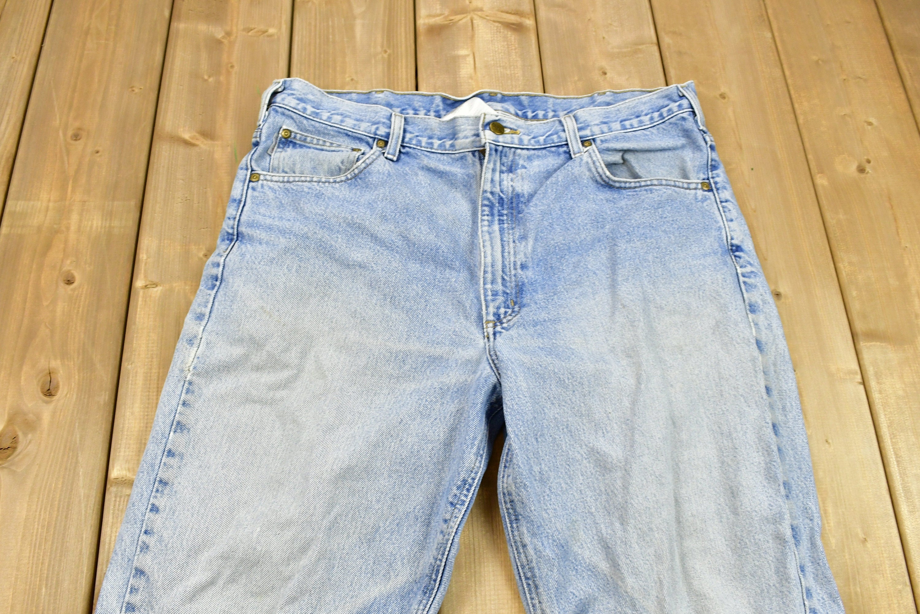 Vintage 90s Carhartt Denim Jeans Size 38 x 36
