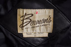 Vintage 1990s Bermans Leather Jacket /