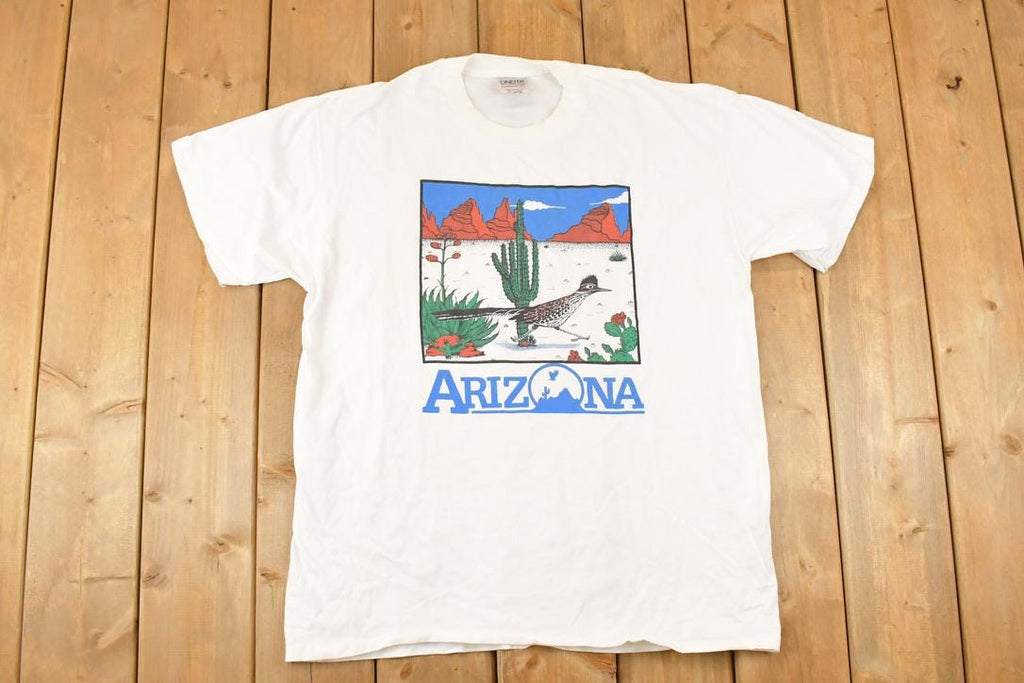 Vintage 1990s Arizona Bird Souvenir Travel T-Shirt Men's L