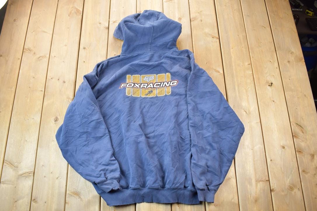 Vintage 1990s Fox Racing Graphic Hoodie