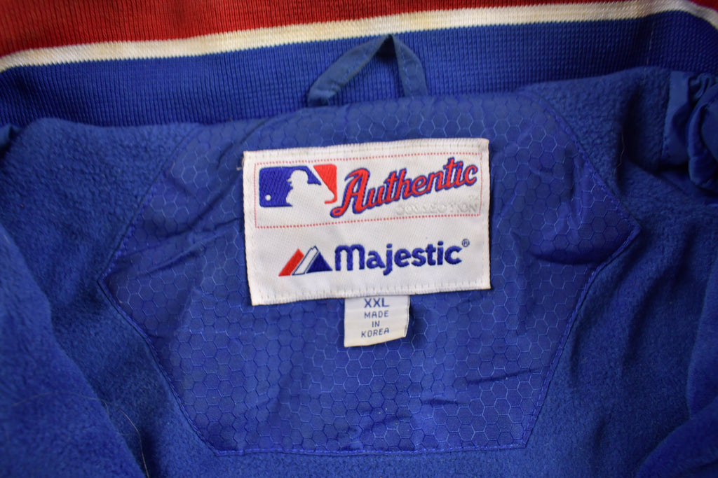 Vintage 1990s Chicago Cubs MLB Majestic Windbreaker Baseball Sportswear