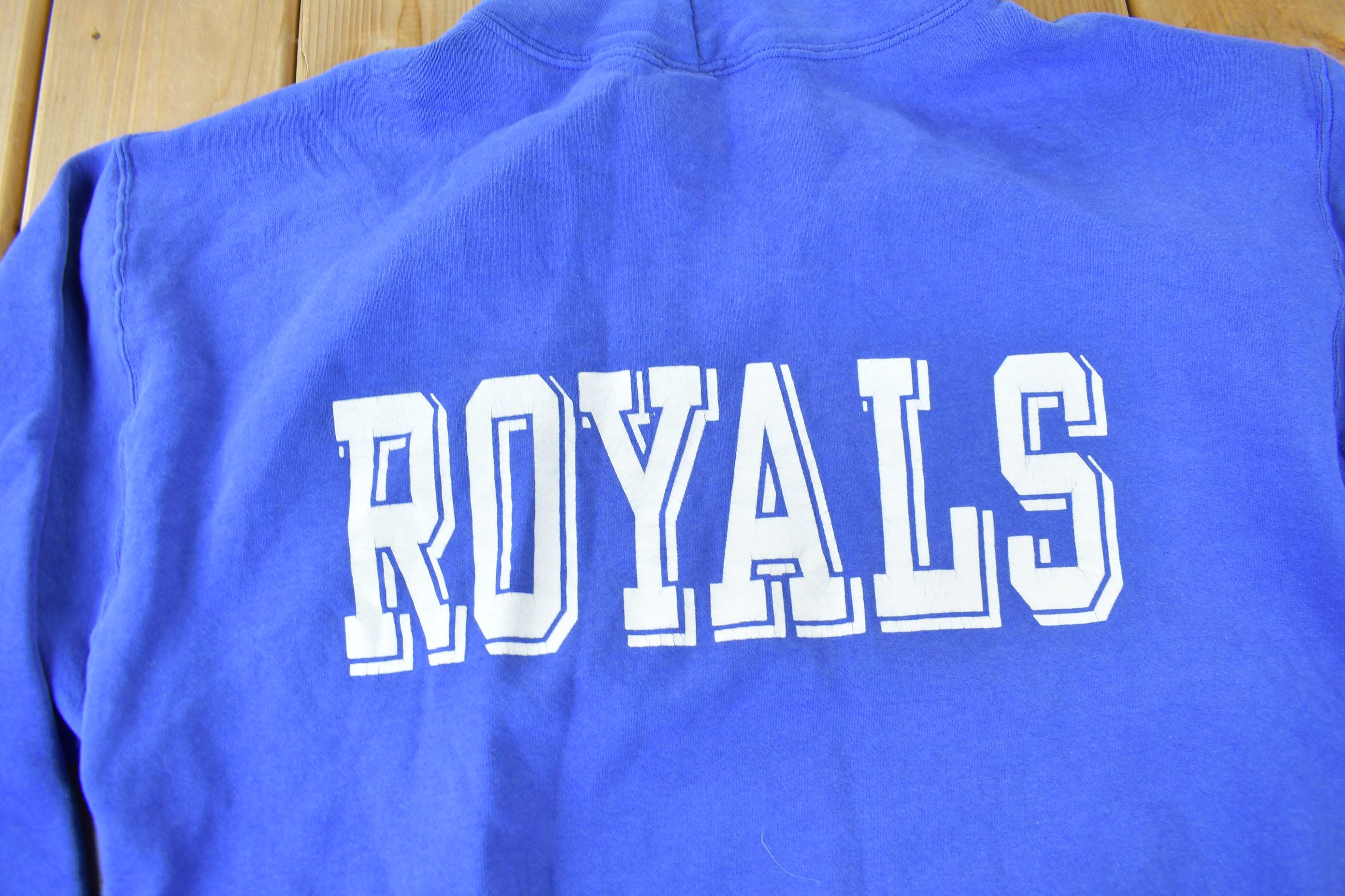 Vintage 1990s Handsworth Rowing Royals Russell Athletics Graphic Hoodie Made In USA