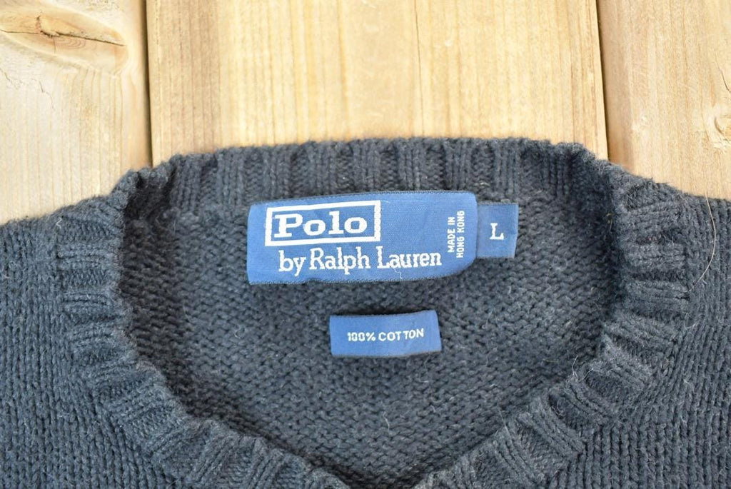Vintage 1990s Polo By Ralph Lauren Knit Crewneck Sweater