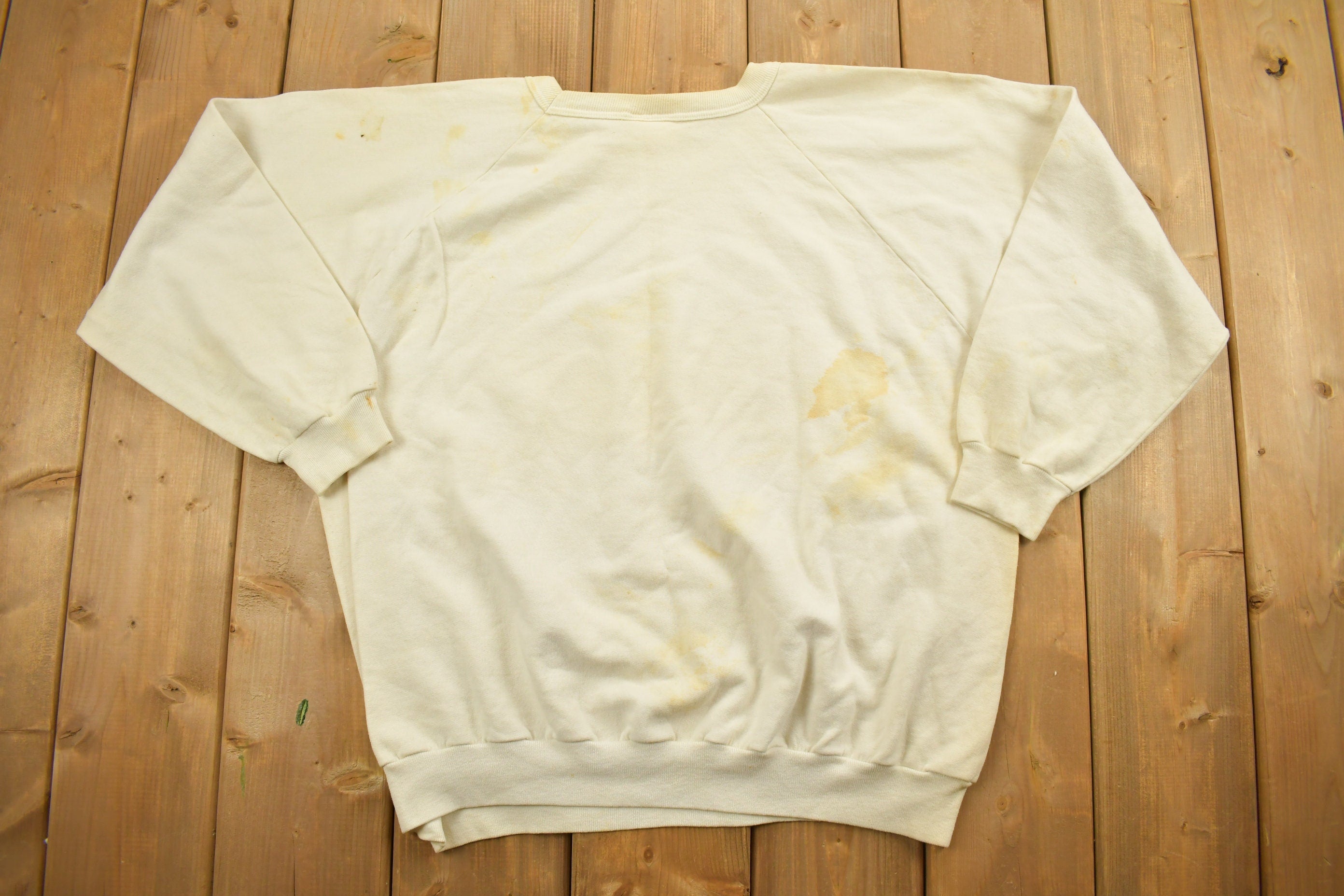 Vintage 1990s Woodside Wildcats Football Collegiate Crewneck