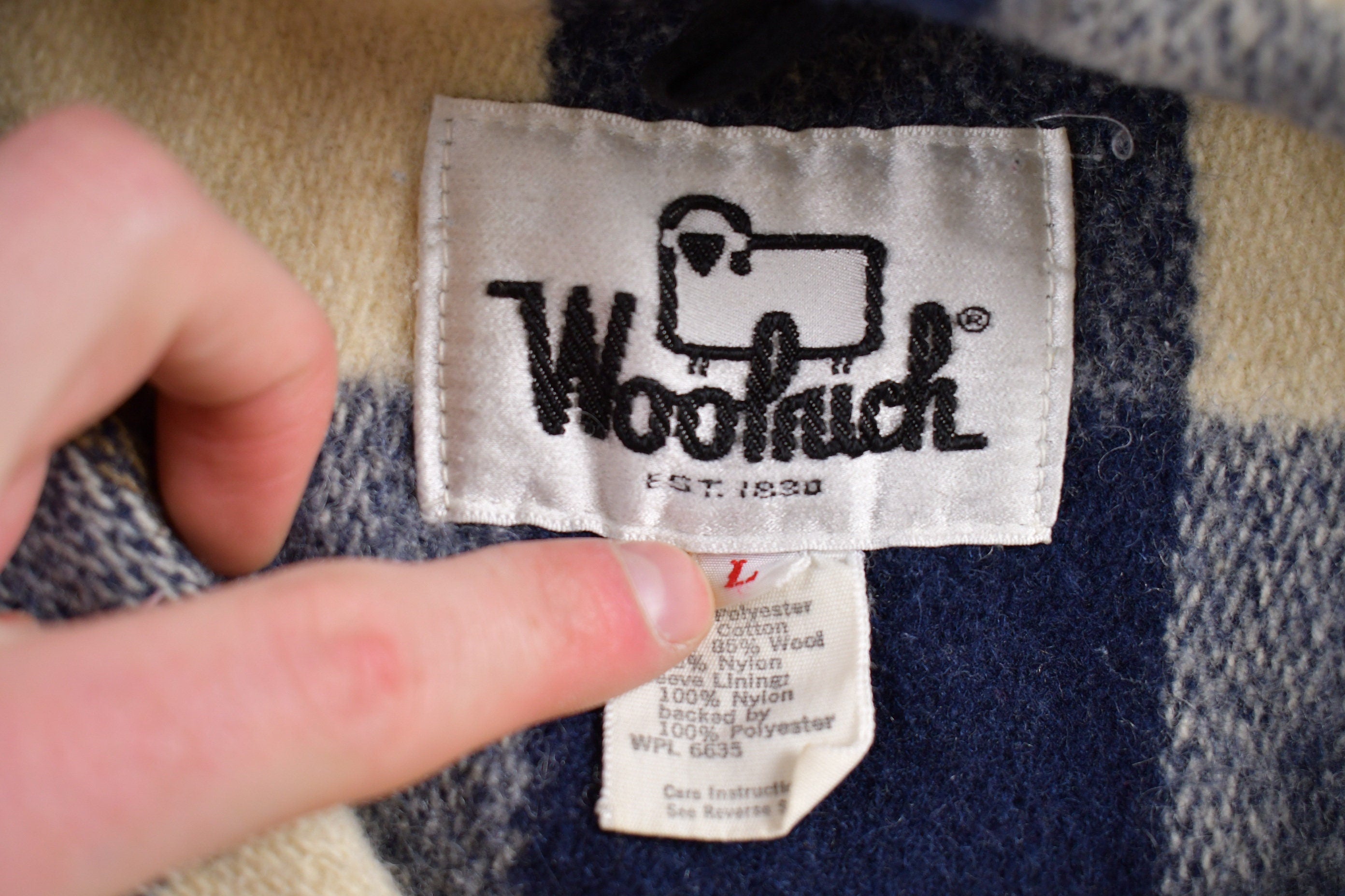 Vintage 1980s Woolrich Wool Jacket