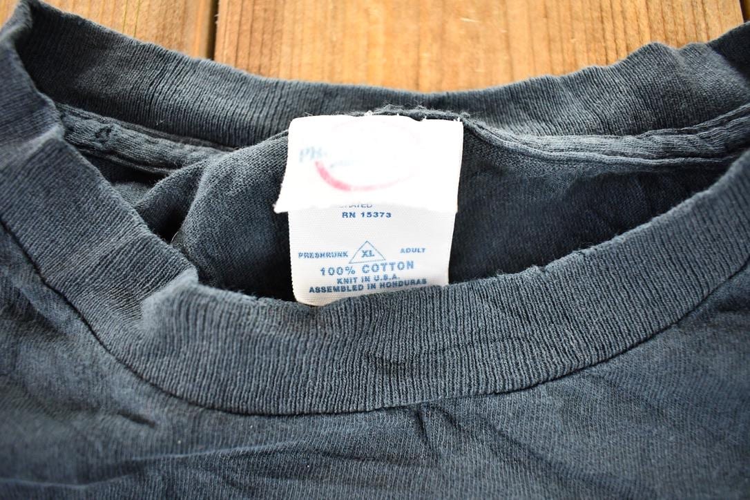Vintage 1990s Wolf And Hawk Nature Crewneck Long sleeve Shirt Men's L