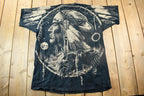 Vintage 1996 Liquid Blue Native American Graphic All Over Print T Shirt Size XL