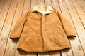 Vintage 1980s Sears The Leather Shearling Jacket