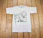 Vintage 1990s Las Vegas White Tiger Theme T-Shirt