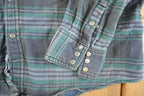 Vintage 1990s Converse One Star Plaid Button Up Shirt Men's L / 90's Rugged Polo