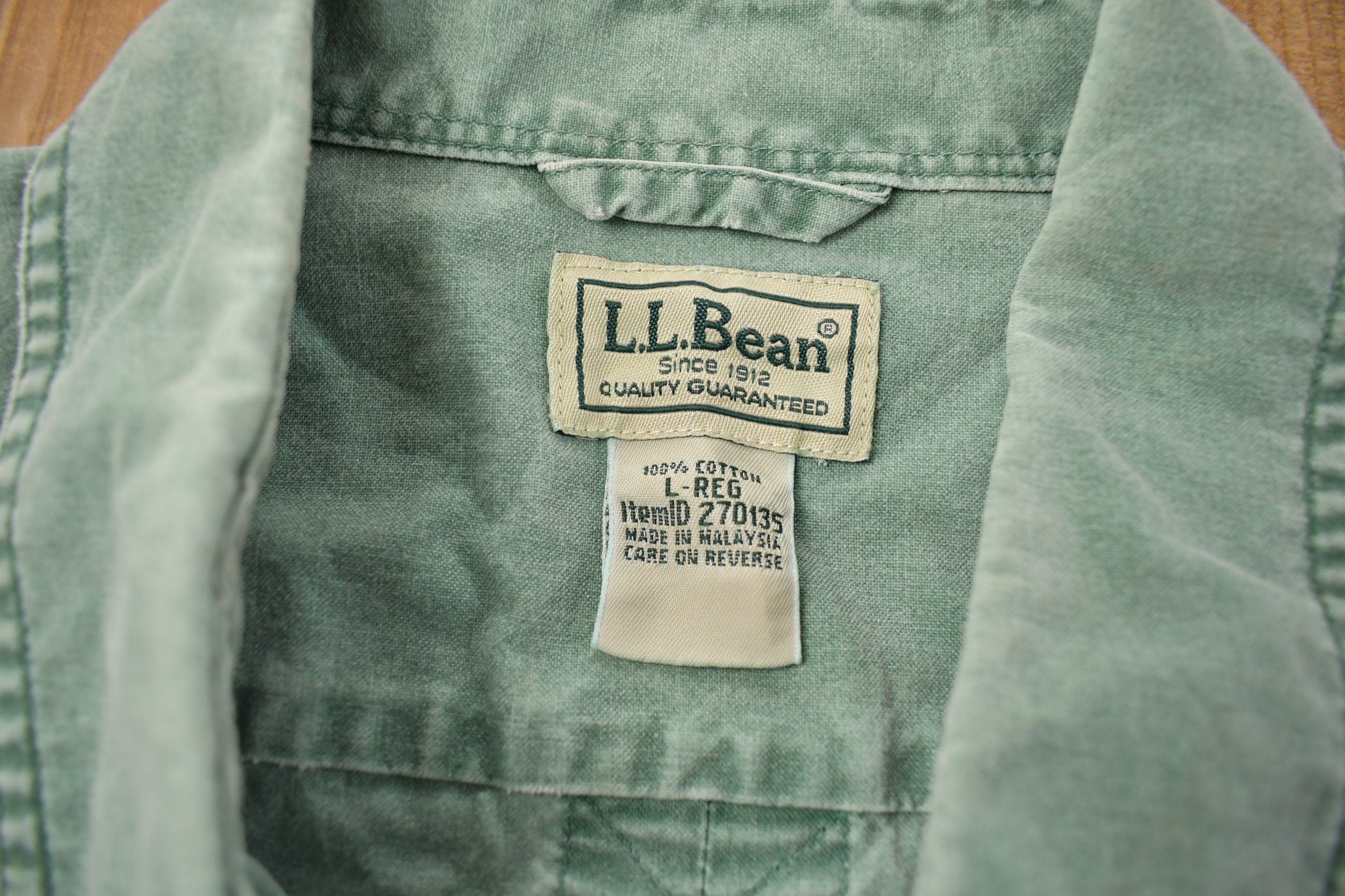 Vintage 1990s L.L. Bean Blank Button Up Shirt
