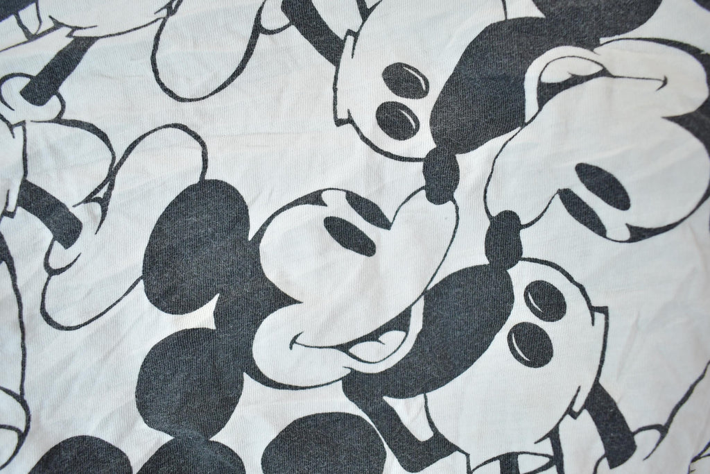 Vintage 1980s Mickey Mouse All Over Print Reversible Disney Crewneck