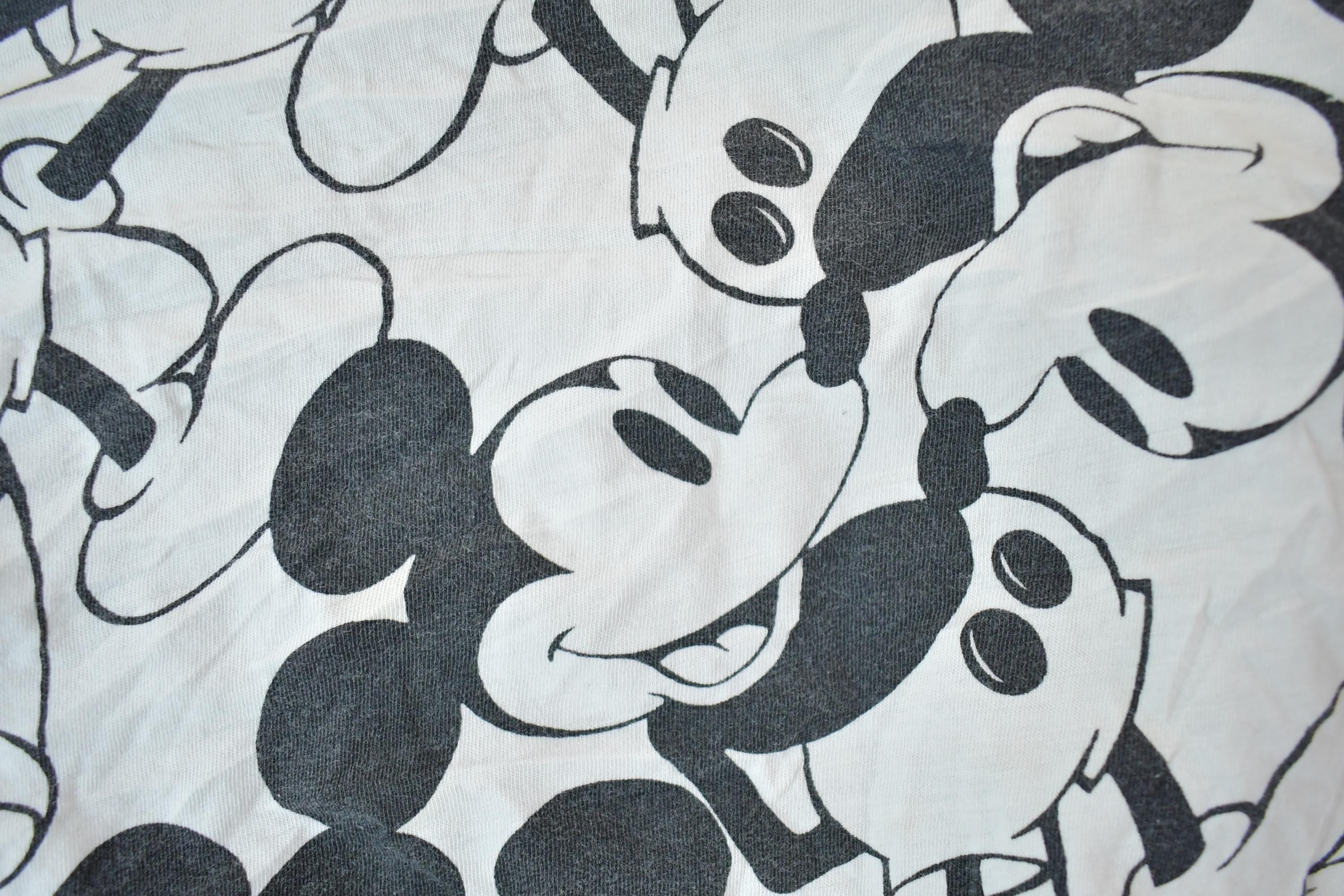 Vintage 1980s Mickey Mouse All Over Print Reversible Disney Crewneck