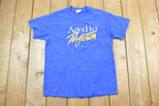 Vintage 1990s Aged To Perfection Peacock Papers Boston Graphic T-Shirt